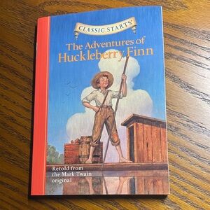 Classic Starts: The Adventures of Huckleberry Finn Book NEW